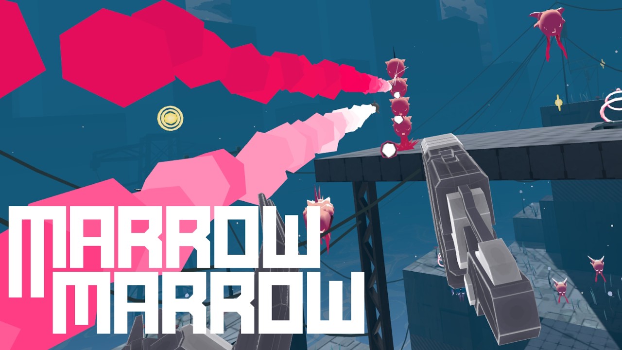 Marrow Marrow — шутер в шлеме, где нельзя стоять на месте ни секунды!