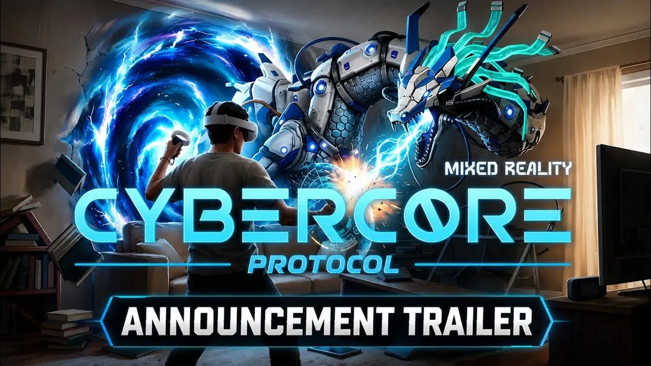 Разработчики представили новую MR-игру Cybercore Protocol, которая уже доступна для загрузки в раннем доступе на гарнитурах Quest.