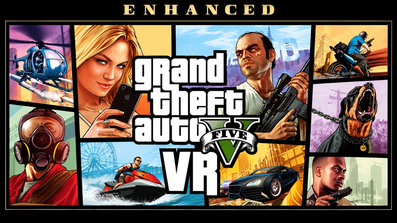 GTA V Enhanced можно пройти в VR — вышла новая версия R.E.A.L.